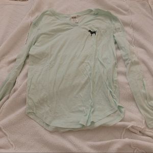 VSPINK mint green long sleeve